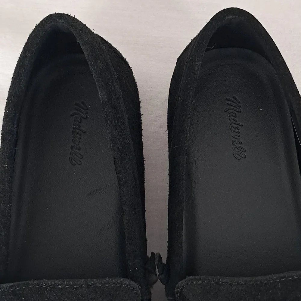 Madewell Meadow Whipstitched Driver. Womans, Loafer, True Black. Size 8. NWOT